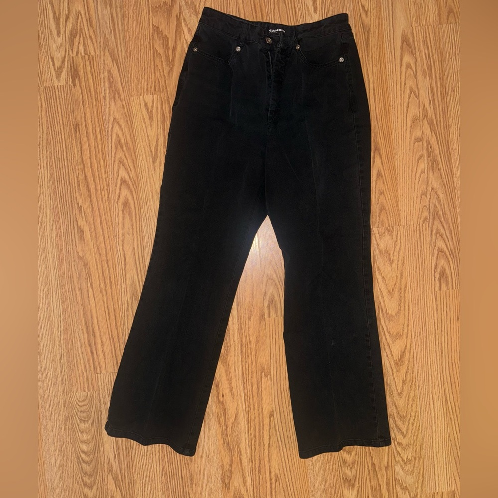 Cambio Black Bootcut Jeans size 10